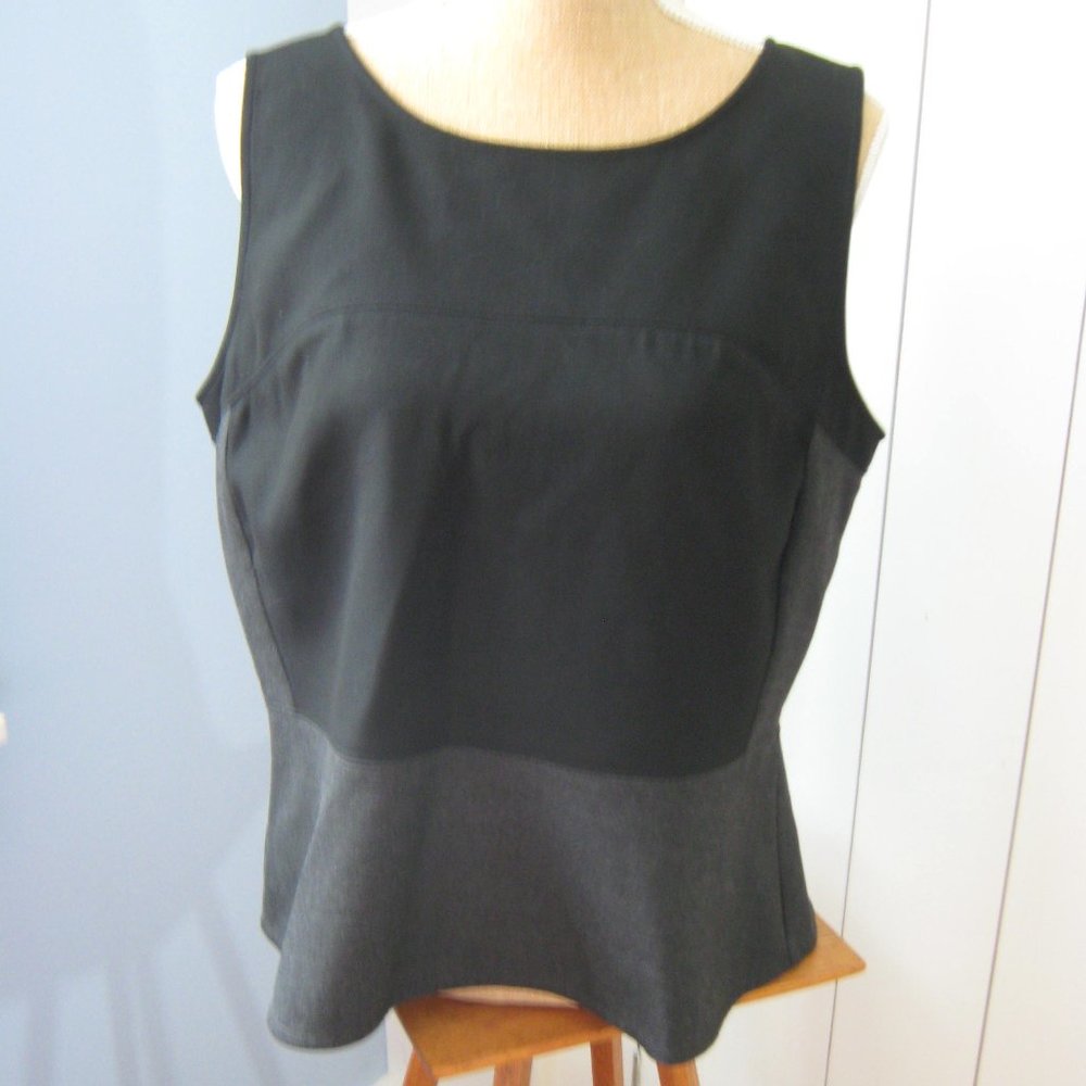 Sharp black and grey LOFT top